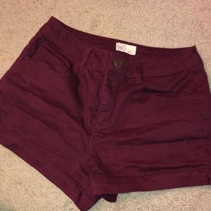 Summer Maroon shorts by SO